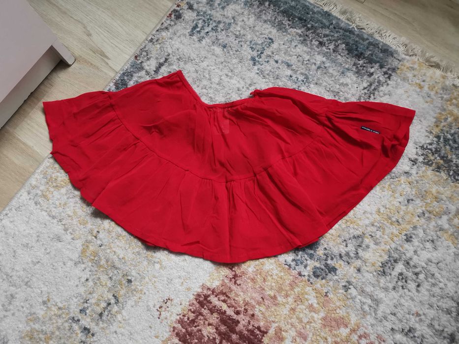 Spódnica czerwona z tiulu halka dla dziecka 2-8 lat