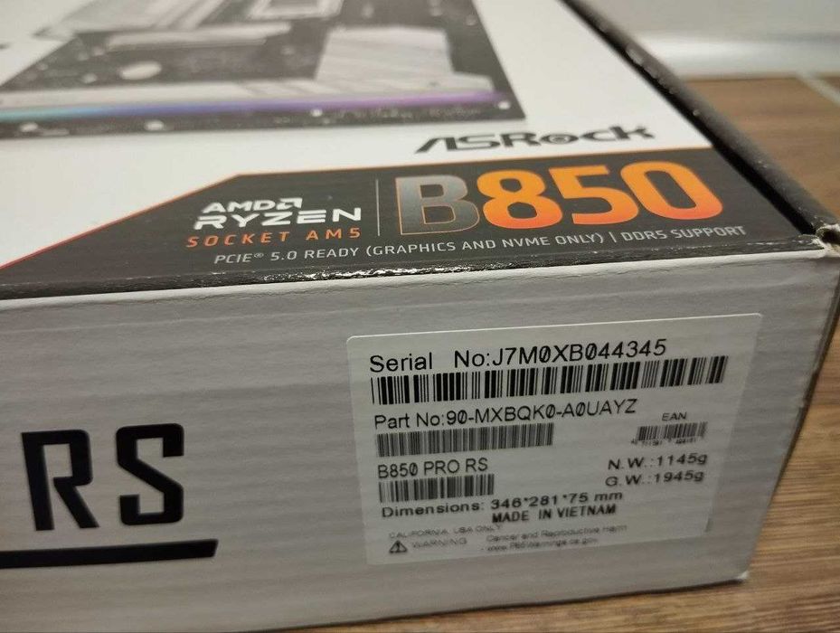 ASRock B850 Pro RS