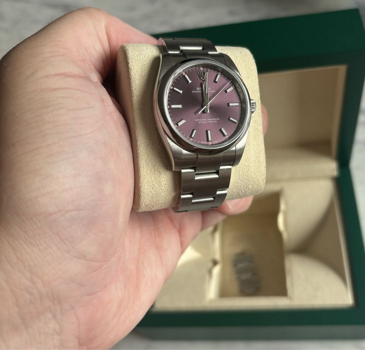 Rolex oyster perpetual 34mm GRAPE