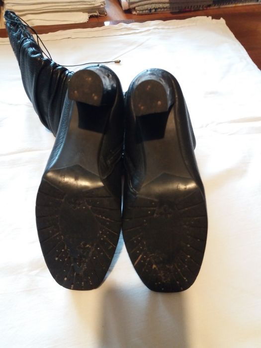 Сапоги женские Зима Кожа Цегейка