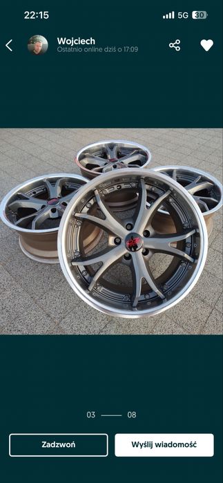 Felgi aluminiowe AEZ ZEUS 5 x 112 dwie szerokosc 18 cali