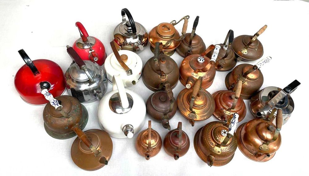 chaleiras antigas para coleção ou decoração