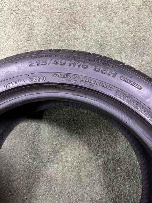 4x 215/45R16 86H KUMHO ECSTA HS51 opona letnia DEMO RANT OCHRONNY