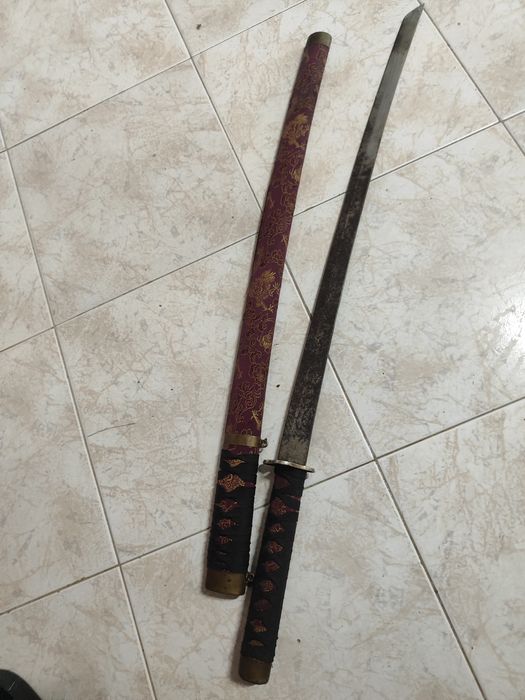 Katana réplica para restauro – excelente projeto