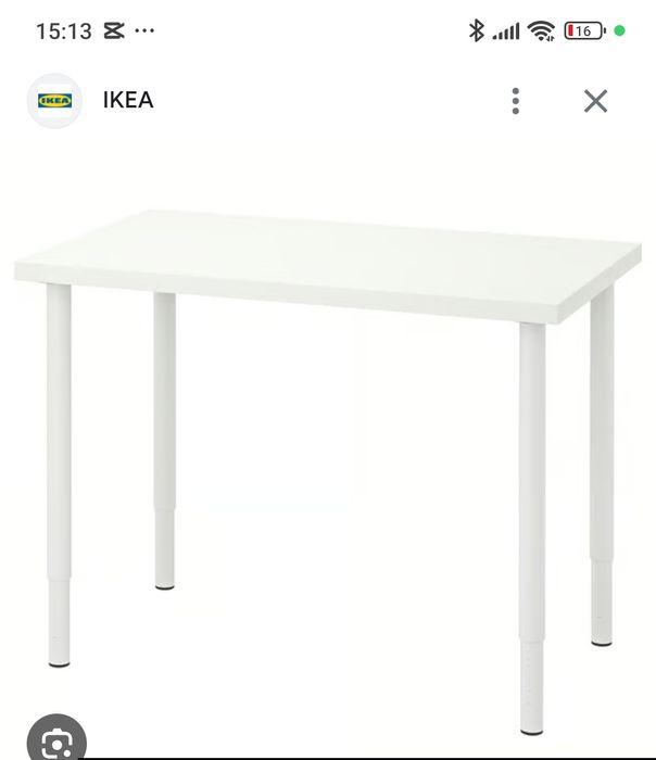 Secretária Ikea branca