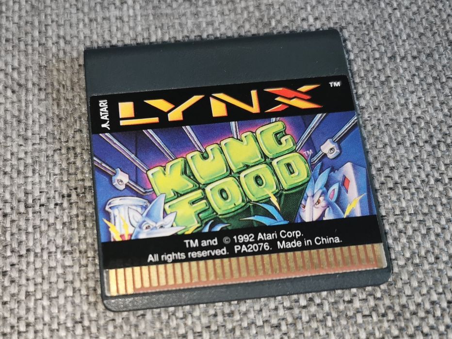 Kung Food ATARI LYNX gra (retro 1992) sklep Ursus RZADKOŚĆ