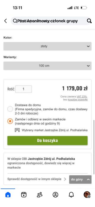 Szyba prysznicowa