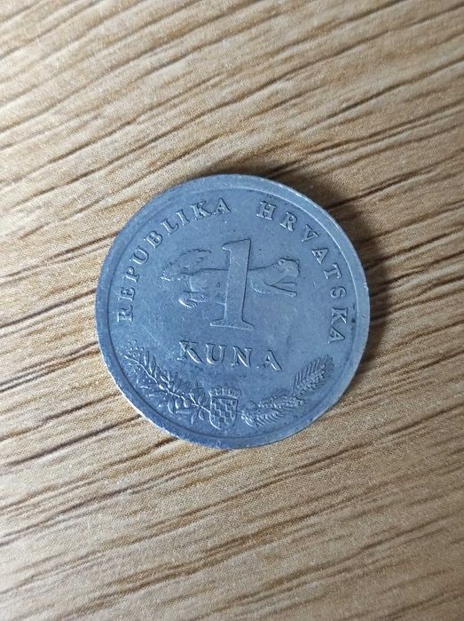 1 kuna chorwacka / hrvatska kuna / 1 moneta / 1997 rok