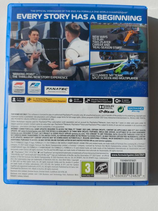 PS5 - Jogo F1 2021