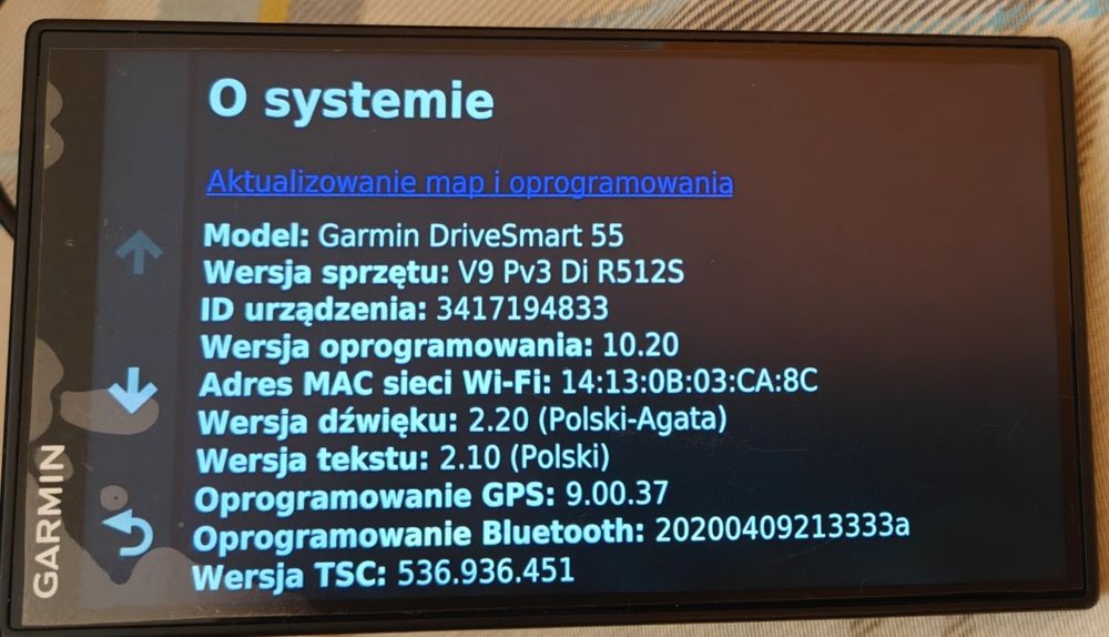 Nawigacja samochodowa Garmin DriveSmart 55