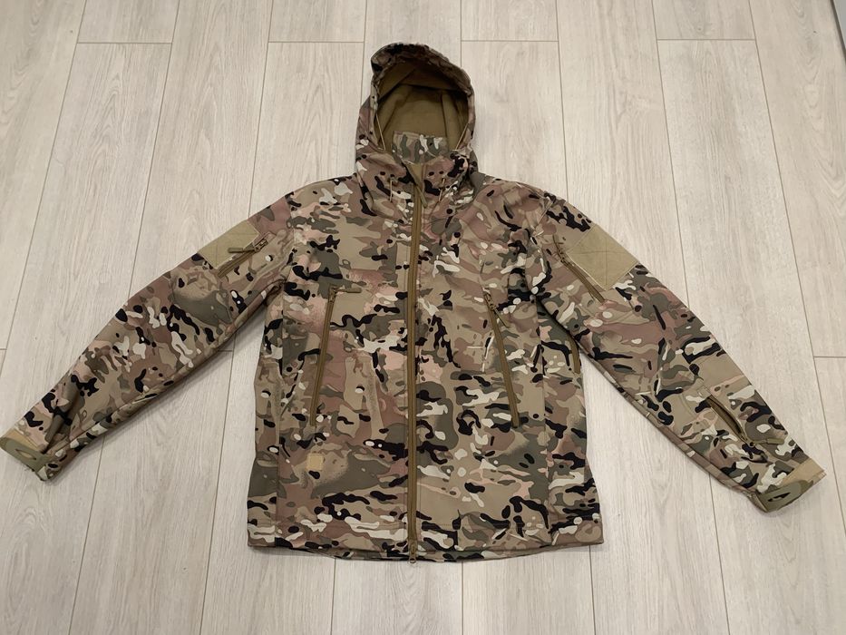 Куртки Soft-shell  мультикам і чорна,тактична рубашка MIL-TЕC