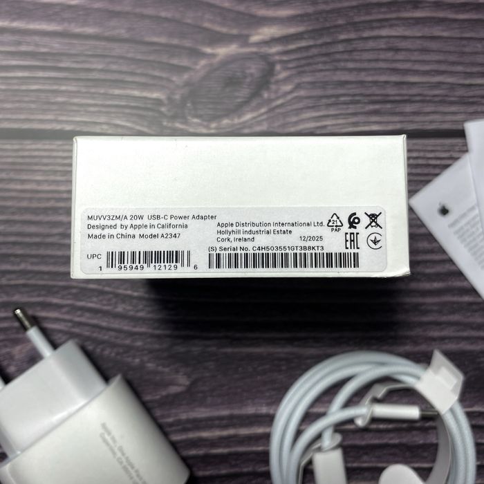 Комплект зарядки для IPhone | ОРИГІНАЛ | Швидка зарядка 20W | Type-C