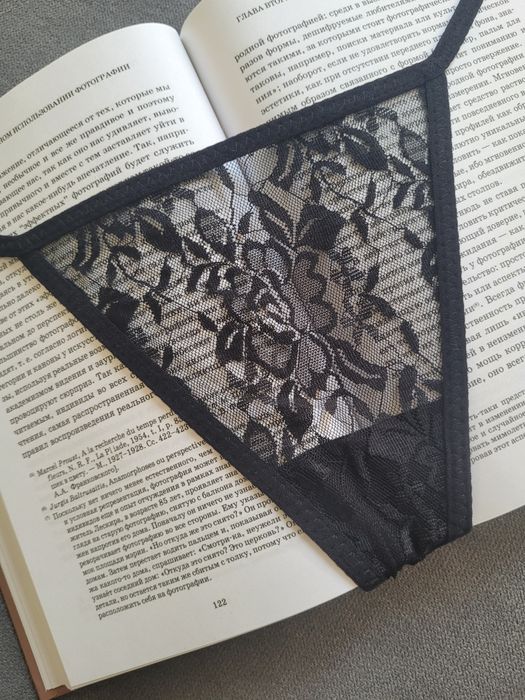 Стрінги трусики чорні мереживо еротичні трусы