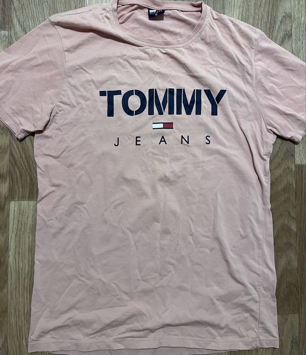Рожева футболка Tommy Hilfiger Jeans оригінал