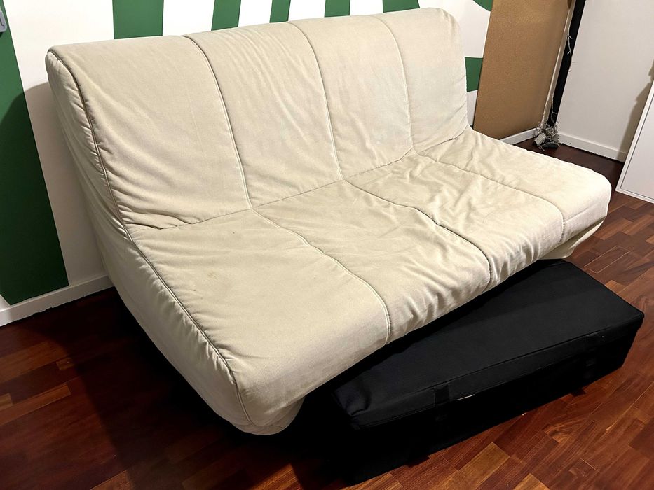 Sofá-Cama LYCKSELE LÖVÅS + Resguardo + Caixa de arrumação