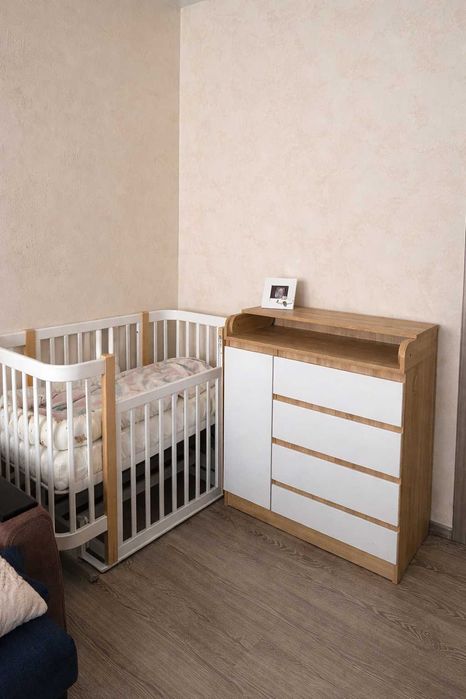 ліжечко+комодик , комод пеленальний ліжечко НОВІ