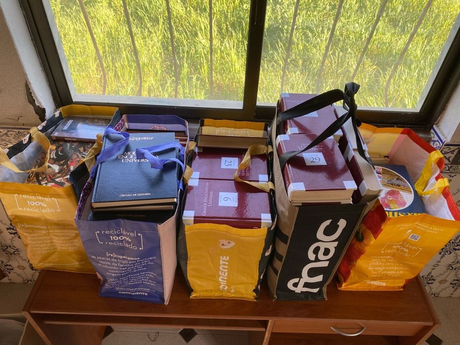 Vendo coleções de livros diversos [Ler descrição]