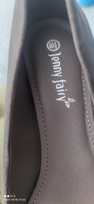 Buty Jenny Fairy szare zamsz 40 1/2