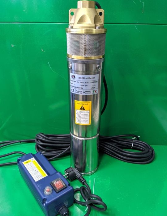 Насос глибинний 60м + блок захисту SKM 100