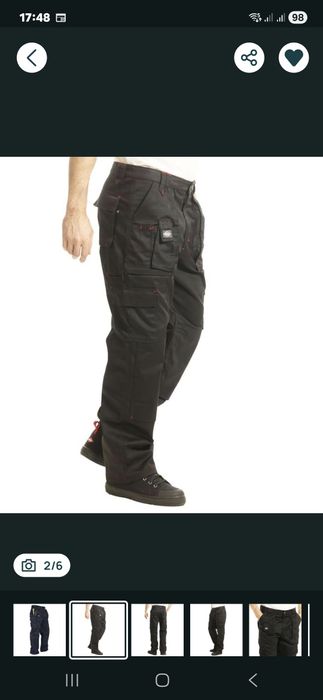 Штани робочі Lee Cooper 33-34р нові