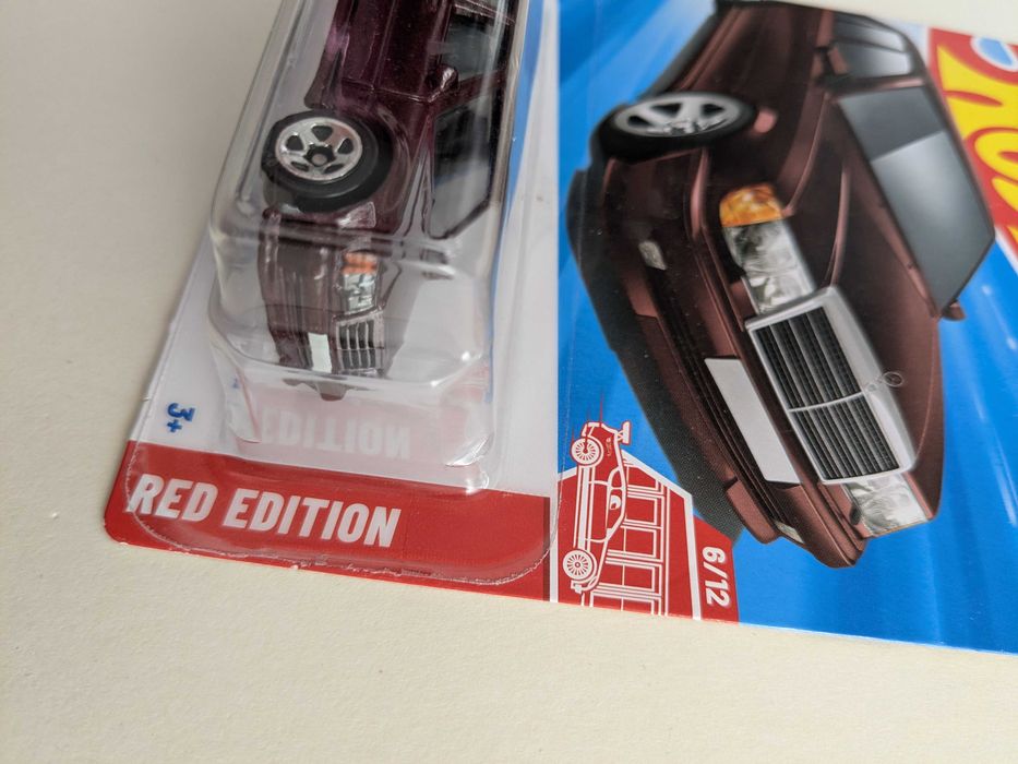 Mercedes Benz 500 E Red edition/Protektor. Hot Wheels