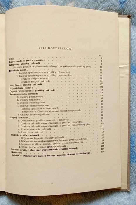 Gruźlica oskrzeli Jaroszewicz i Krakówka 1956r