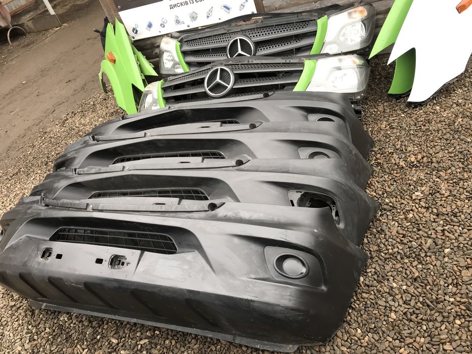 Передок Мерседес Спринтер w906 рестайл в зборі.Капот,бампер,крила,фари