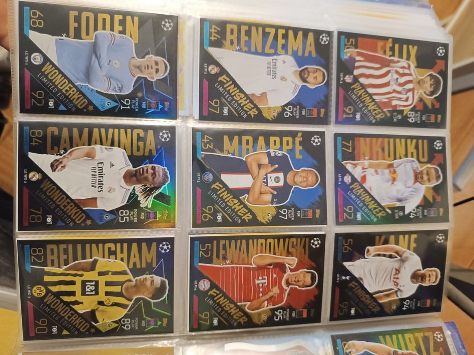 Coleção cartas match attax ler anuncio