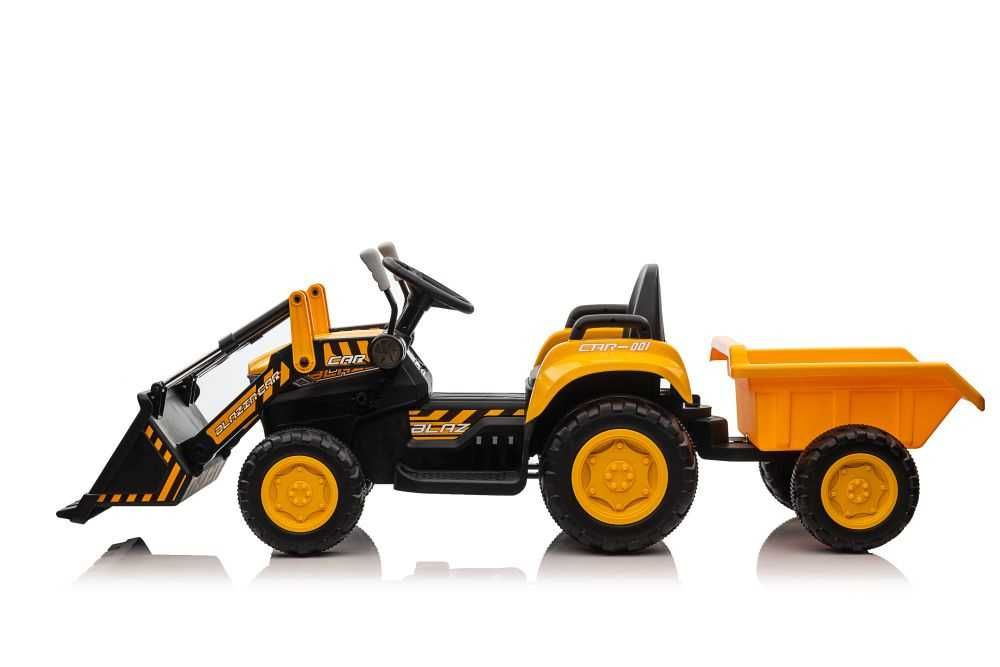 Koparka Traktor na Akumulator łyżką przyczepa Auto na akumulator