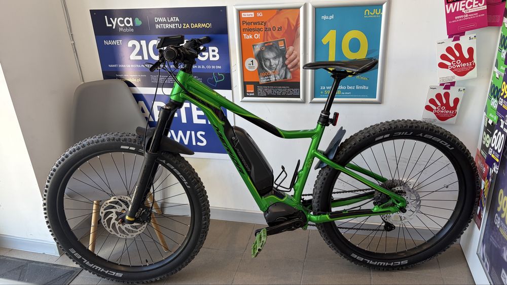 Rower elektryczny Merida E-Big Trail rama M nowe opony