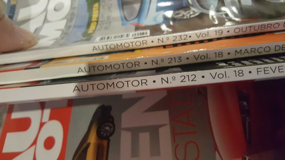 Revistas Auto: Guia do Automóvel, Auto Foco, Auto Motor, Auto Hoje