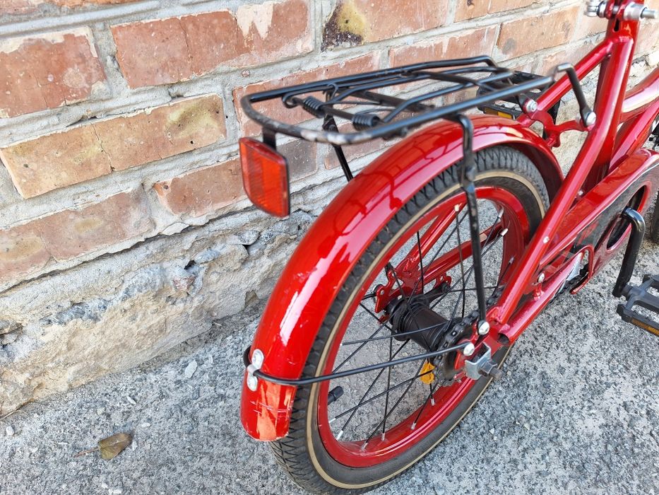 Дитячий велосипед Like2bike Sky 16 дюймів з багажником (Червоний)