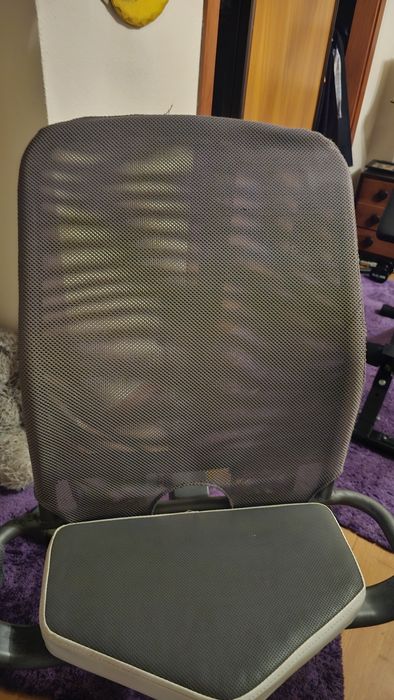 Bicicleta estatica com encosto como nova