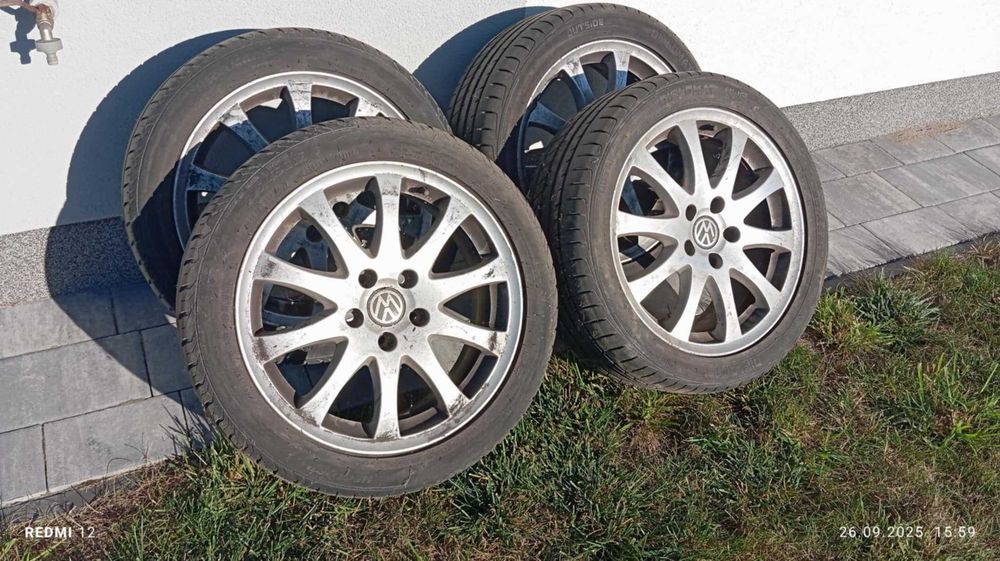 koła z oponami letnimi 225 /45/17