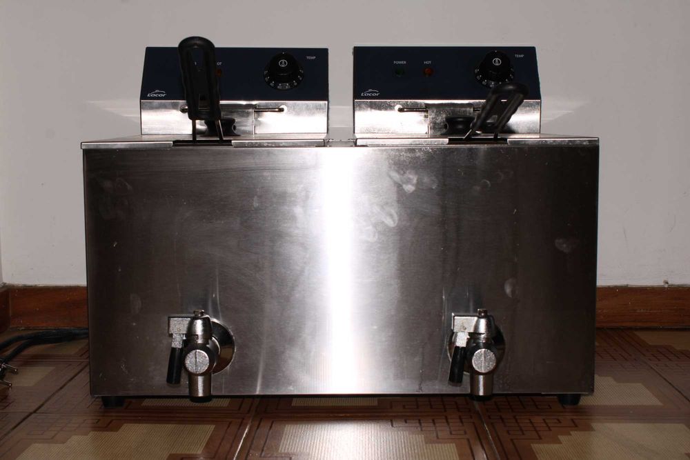 fritadeira eletrica Lacor 2x8L