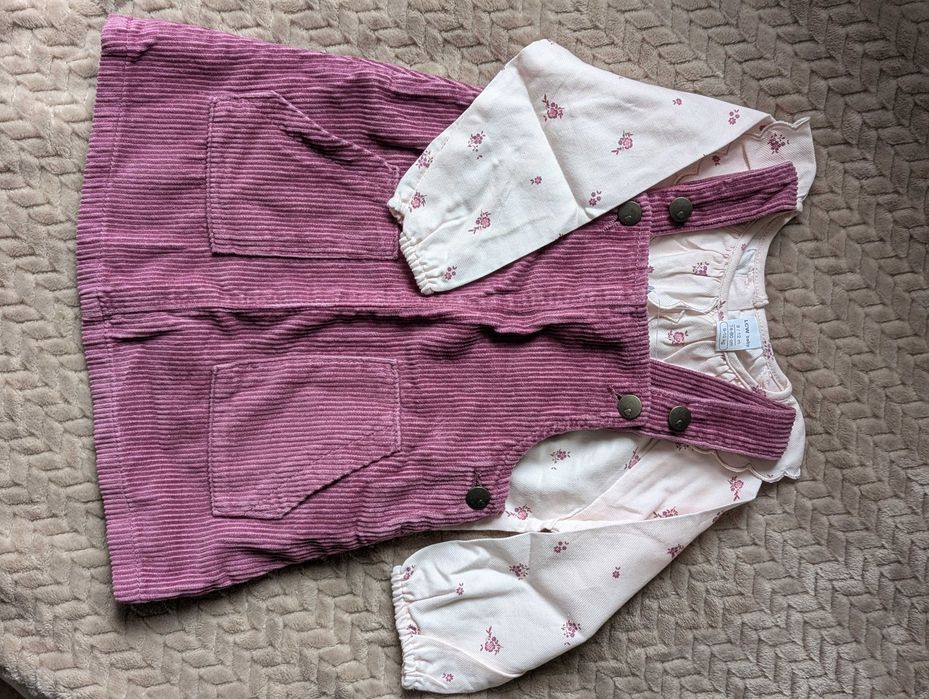 дитячий вельветовий сарафан + блуза 74-80 LC Waikiki.