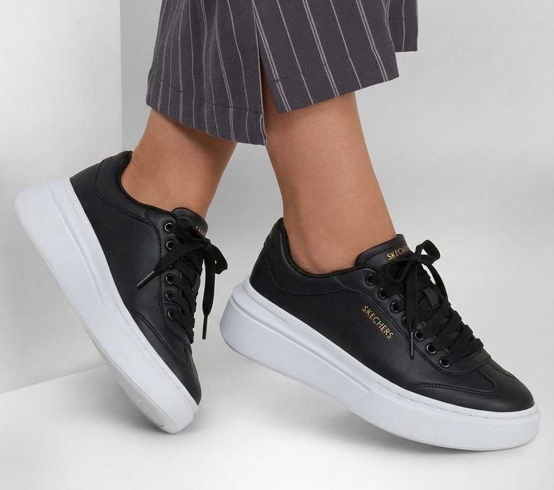 Жіночі кеди Skechers 185060 BLK 26 см 39 (9US) Чорні