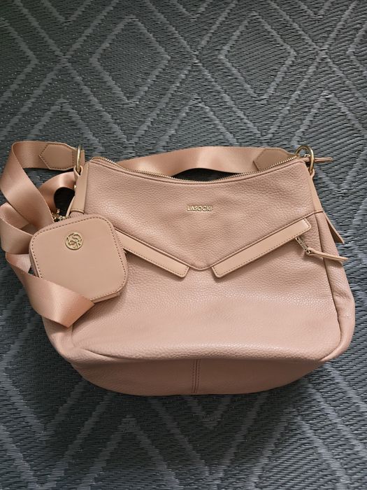 Torebka Lasocki pudrowy róż