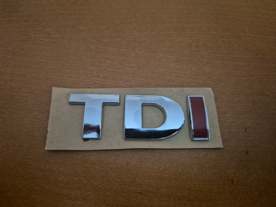 oryginalny emblemat napis tdi vw 75x25 mm nowy oem