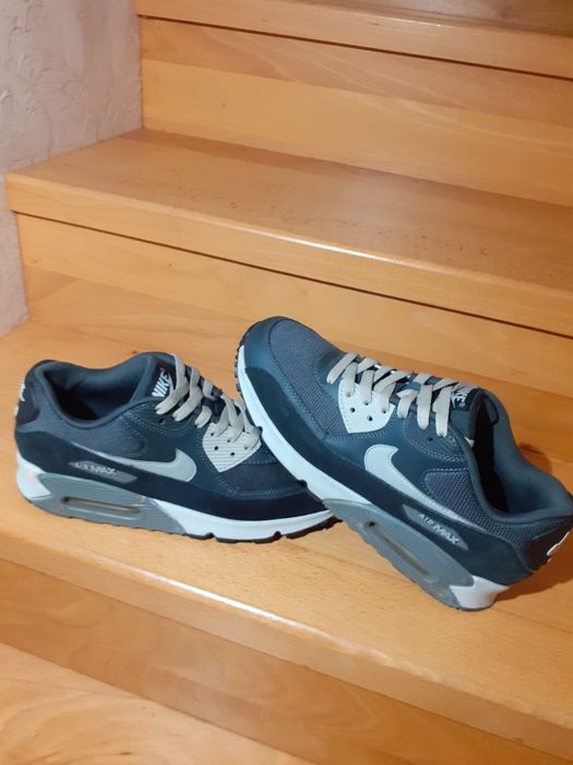 Кросівки  чоловічі Nike Air Max 90 Essential чорно-сірі