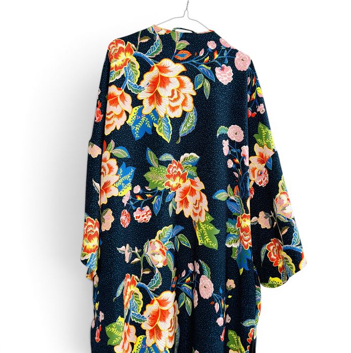 Narzutka Kimono Kwiaty Boho XL