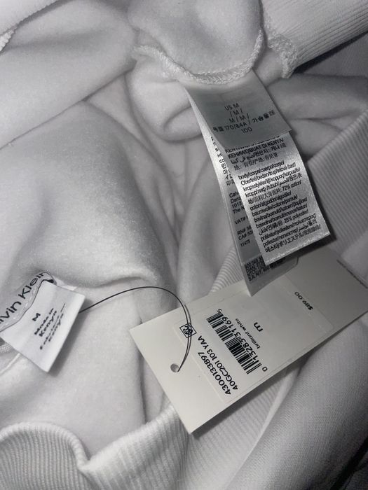Calvin Klein M XL XXL 46 48 50 52 худі худи кофта біла белая мужская