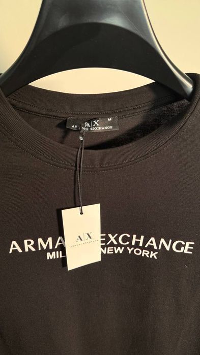 Стильна футболка Armani Exchange Milano/New York Black