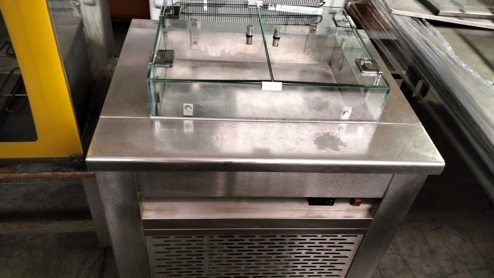 Expositor carne ou peixe refrigerado