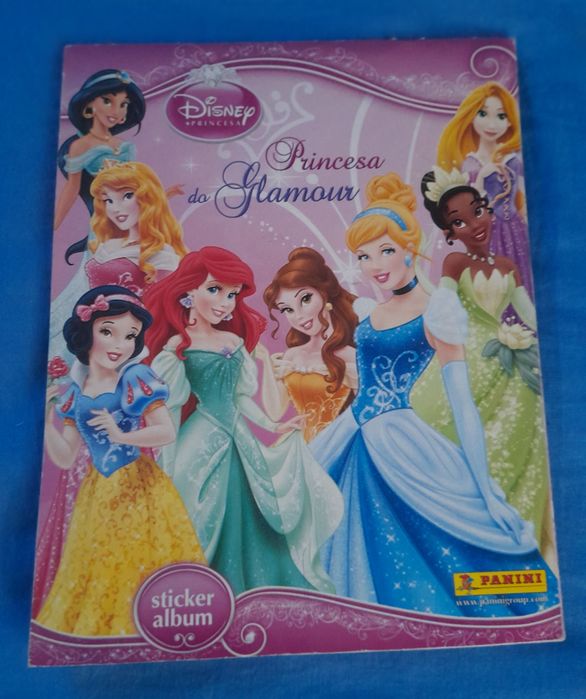 Cromos Disney Princesas Glamour - Caderneta Panini