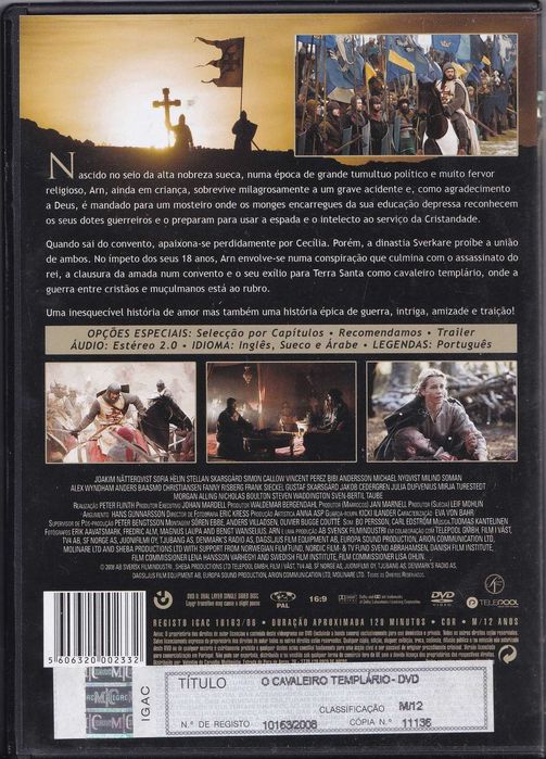 DVD - O Cavaleiro Templário