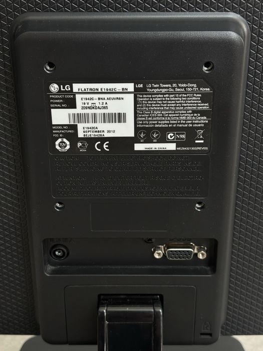 Monitor LG Flatron E1942