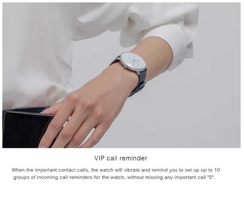 Xiaomi Mijia Smartwatch - Relógio Preto