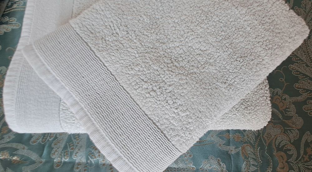 Conjunto 2 toalhas banho, 100% algodão organico, Novas