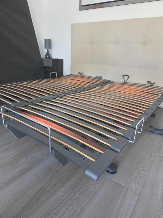 Cama articulada solteiro elétrica + colchão como novo + outra de oferta
